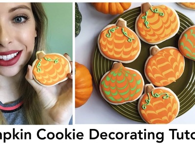 Pumpkin Cookie Decorating Tutorial