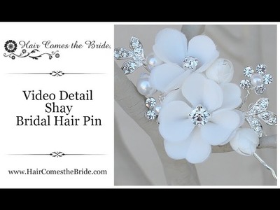 Silk Flower Bridal Hair Pins by Hair Comes the Bride - Shay