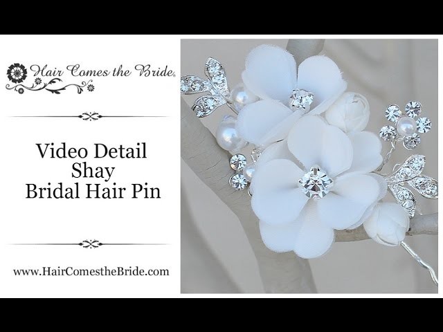 Silk Flower Bridal Hair Pins by Hair Comes the Bride - Shay