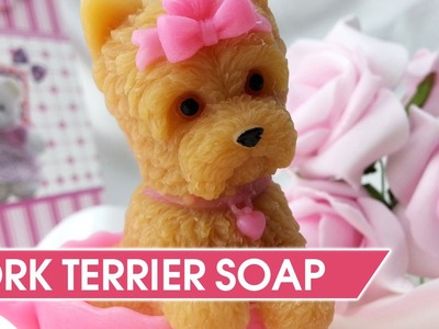 Soap Making - York terrier in cup