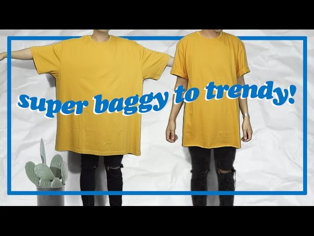 Transformation: Super Oversized Shirt to Trendy!