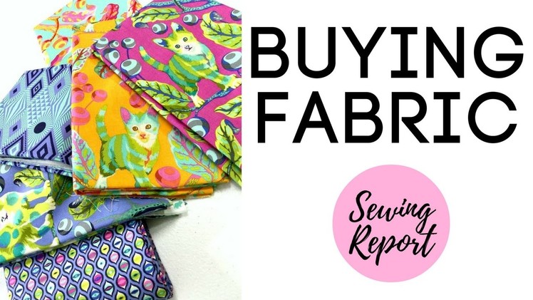 Buying Fabric | Online vs. Stores | How to Choose & Select Fabric | LIVE SHOW | SEWING REPORT