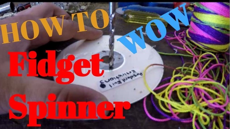 DIY FIDGET NO BEARING SPINNER | How To Make Hand Spinner Fidget Toys