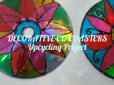 DIY How to Make CD Coasters with waste CDs and DVDs