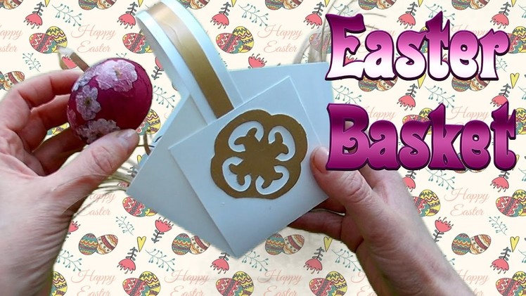 Easter 2017. How to make an Easter Basket? Do it yourself Basket for two Eggs
