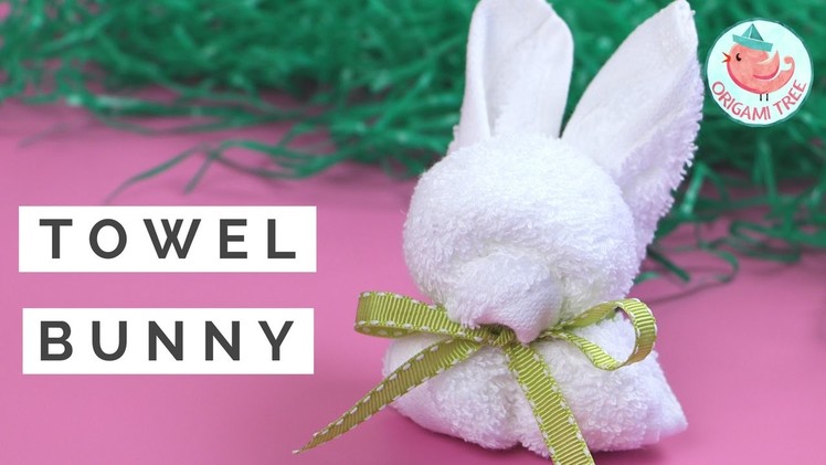 Easter Crafts - How to Fold A Towel Bunny Rabbit - Animal Towel Folding Tutorial