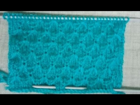 Easy Single Color Knitting Pattern No.56|Hindi