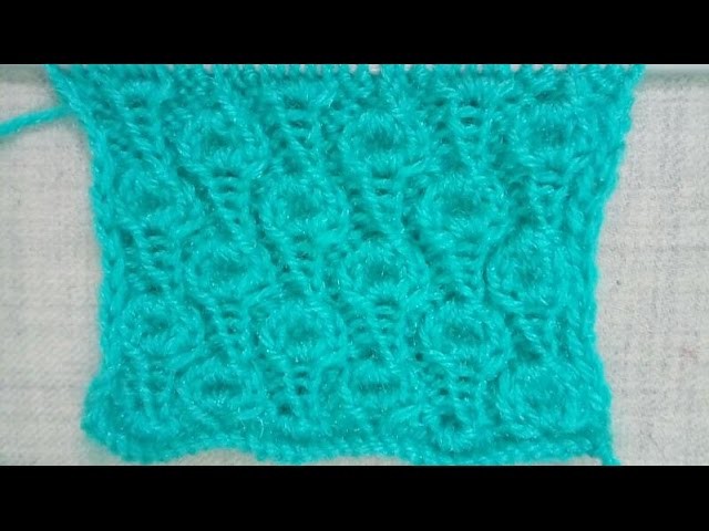 Easy Single Color Knitting Pattern No.58|Hindi