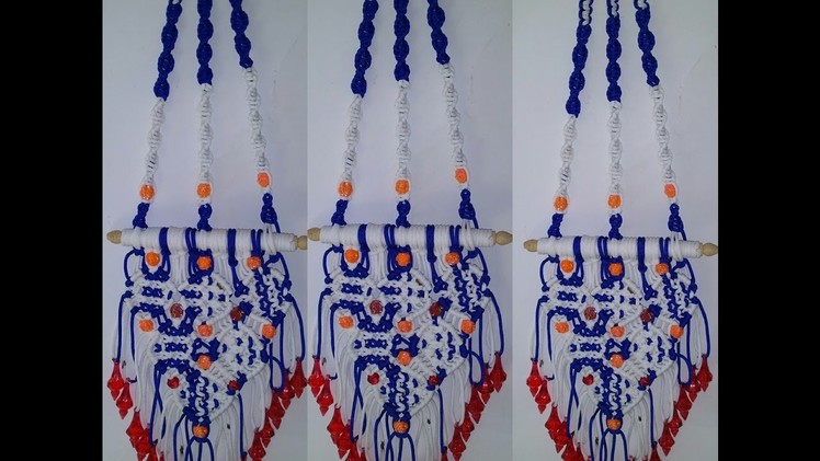 Hi viewers and subscribers.how to make key hanger macrame at home very simple design
