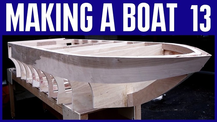 How to Build a Small Wooden Boat 13 Without Marine Plywood - The Steering Wheel