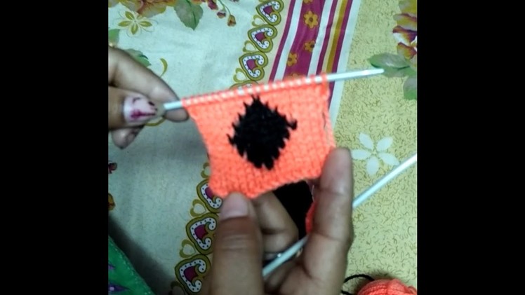 How to knit barfi wala design in Hindi - knitting pattern design | woolen sweater designs