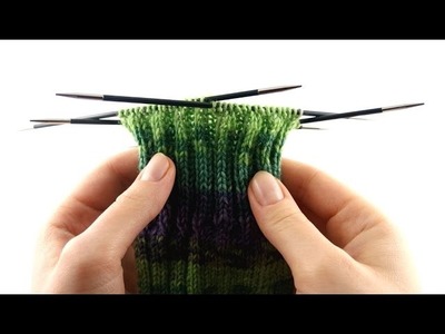 How to Knit Toe-up Socks #7 Cuff