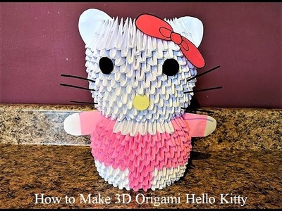 How to Make 3D Origami Hello Kitty