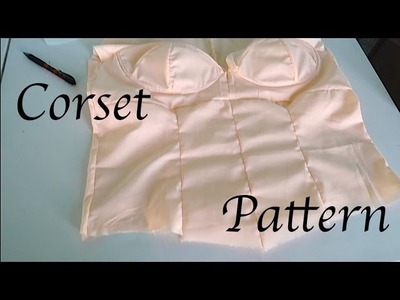 How To Make A Corset Pattern!!!