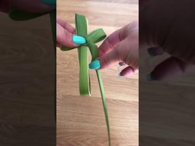 How to make a Cross out of Palms