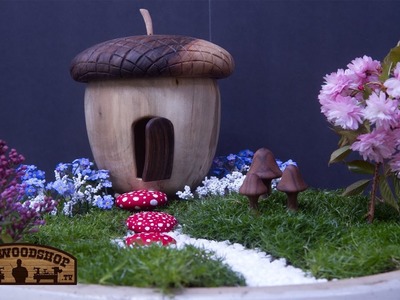 How To Make A Fairy Garden. Woodworking.Woodturning Project