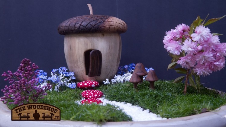 How To Make A Fairy Garden. Woodworking.Woodturning Project