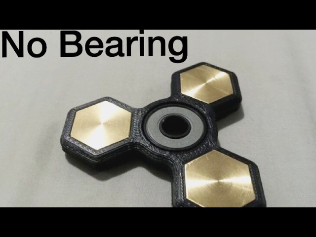 How to make a fidget spinner without a Bearing!!