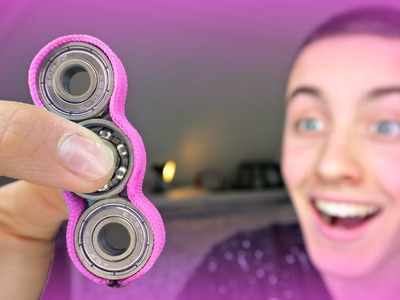 HOW TO MAKE A FIDGET SPINNER TOY PART 2 ( Cheap and easy to do! )
