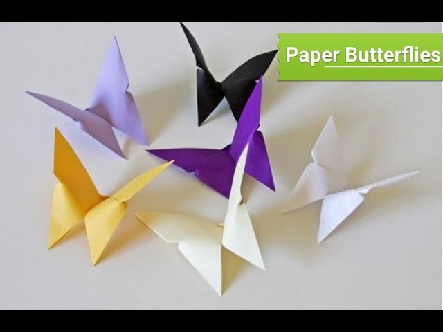 How to make a paper butterfly step by step ( very easy ) Diy paper crafts for kids