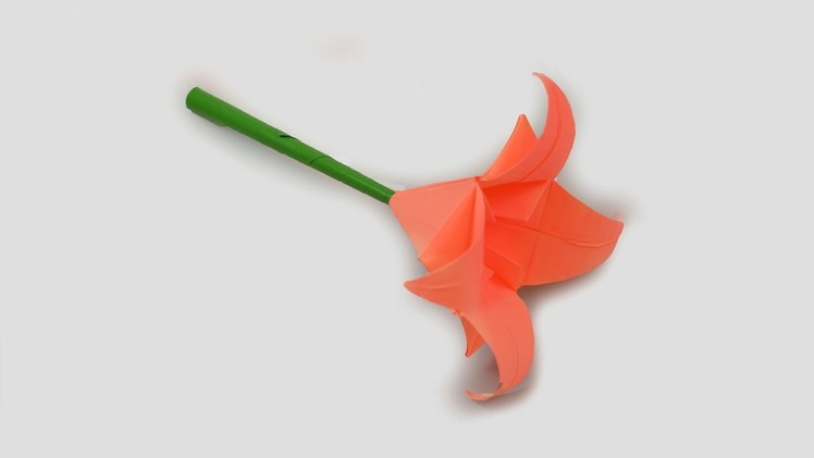 How to make a paper Lily?