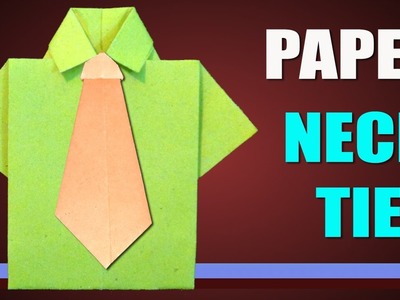 How to Make a Paper Neck Tie Easily