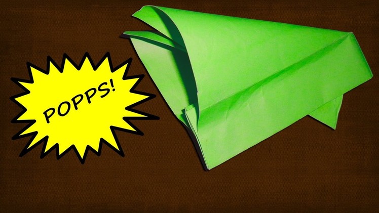 How to Make a Paper Popper (Super Loud and Easy).