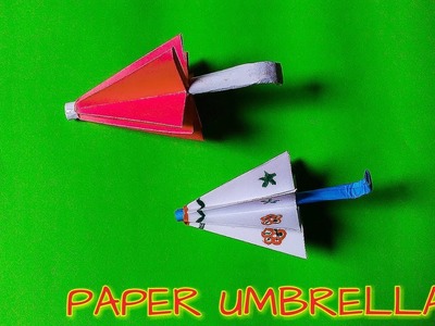 How To Make A Paper Umbrella That Open And Closes - Step By Step Process -  Life Hack 720P HD