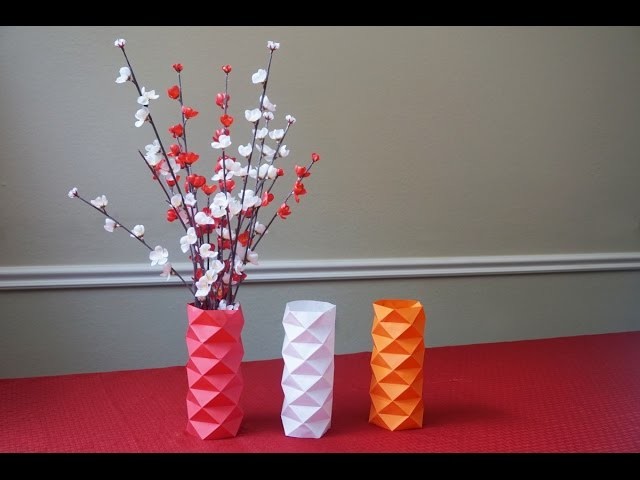 How to make a paper vase sleeve