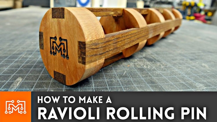 How to Make a Ravioli Rolling Pin. Woodworking
