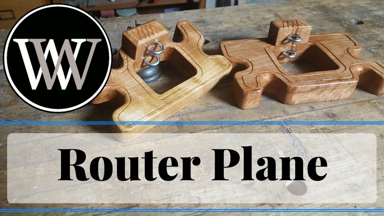 How to make a Router Plane With Handtools a Woodworking Project
