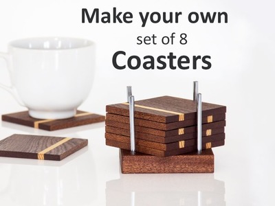 How to make a set of coasters