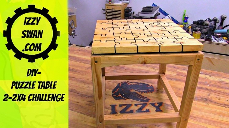 How to Make a Simple Puzzle End Table
