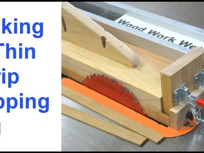 How to Make a Thin Strip Ripping Jig
