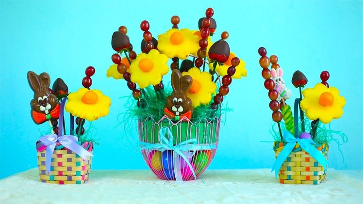 How To Make An Easter Basket Fruit Bouquet!