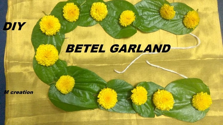 How to make BETEL LEAVES GARLAND for HANUMAN