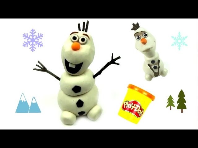 How to make Disney Frozen’s Olaf the Snowman with Play Doh. Play Dough