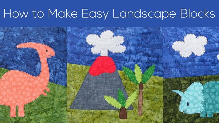 How to Make Easy Landscape Blocks