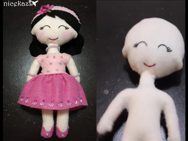 How to make Felt Doll part 1