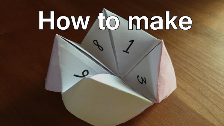 How To Make Fortune Tellers Out Of Paper - Fortune Teller Origami Steps