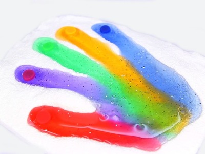 How to Make Hand Foam Clay Slime DIY Learn Colors for Kids Toddlers