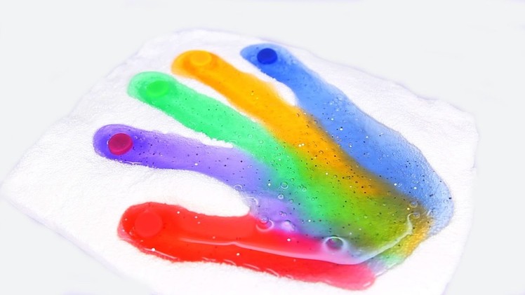 How to Make Hand Foam Clay Slime DIY Learn Colors for Kids Toddlers