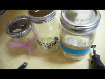 How to Make Mason Jar Piggy Bank - Customized For Your Needs