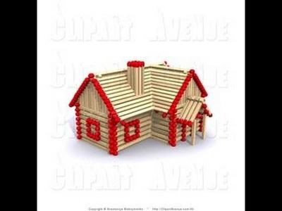How to make Matchstick House