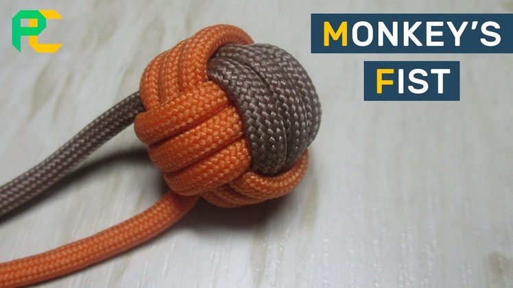 How to make Monkey's Fist (two color)