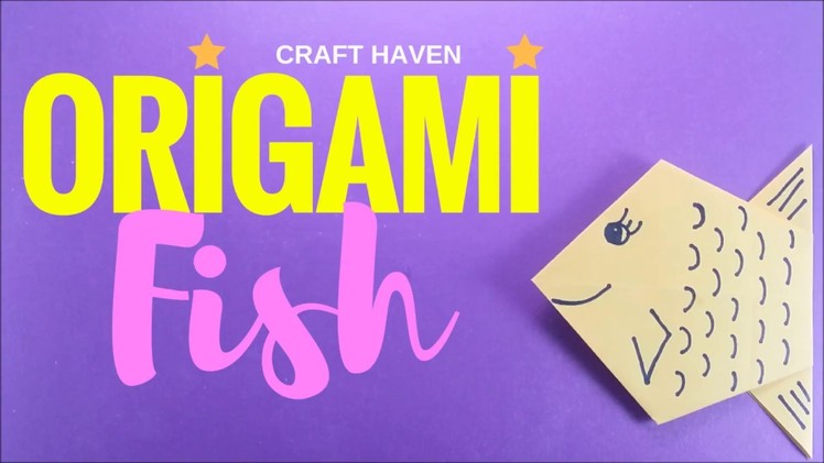 How to Make Origami Fish - Easy Origami Tutorial for Beginners - DIY Paper Fish - #Origami Animals