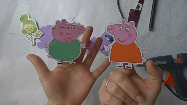 How to make paper finger family puppets