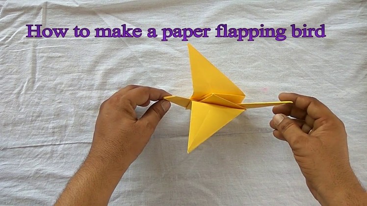 How to make Paper flying Bird | paper craft