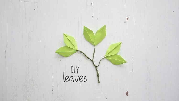 How to make Paper Leaves