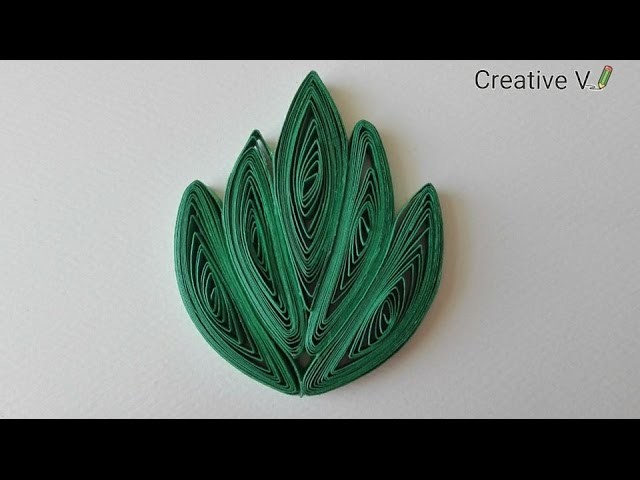 How to make Quilling Leaves. Tutorial 1